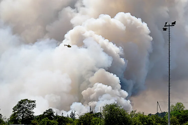 French fire creates own weather system